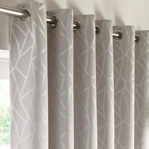 como silver ready-made curtains