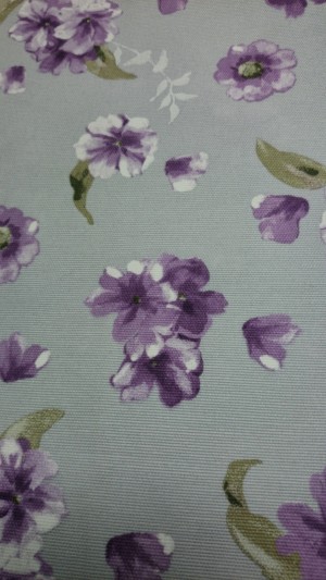 bc grey mauve flower double width 108 ins wide fabric
