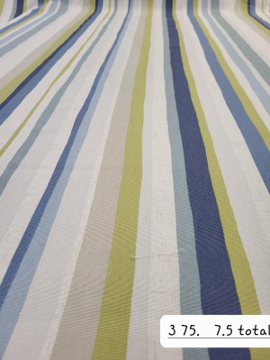 end of line stripe fabric eleven meters in 2 lengths