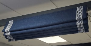 linoso orion roman blind with trim