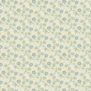 mallow apple linen fabric by William Morris
