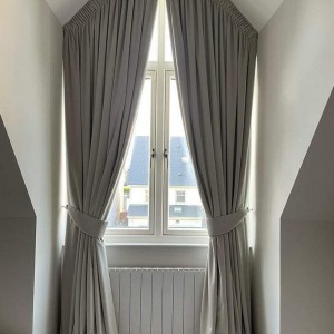 shaped window curtains
