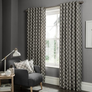 castello charcoal ready made curtains